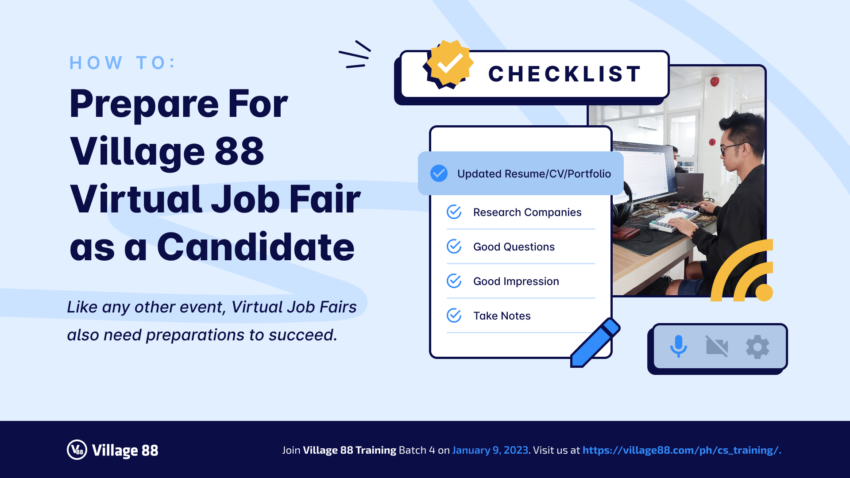 How to Prepare For Village 88 Virtual Job Fair as a Candidate